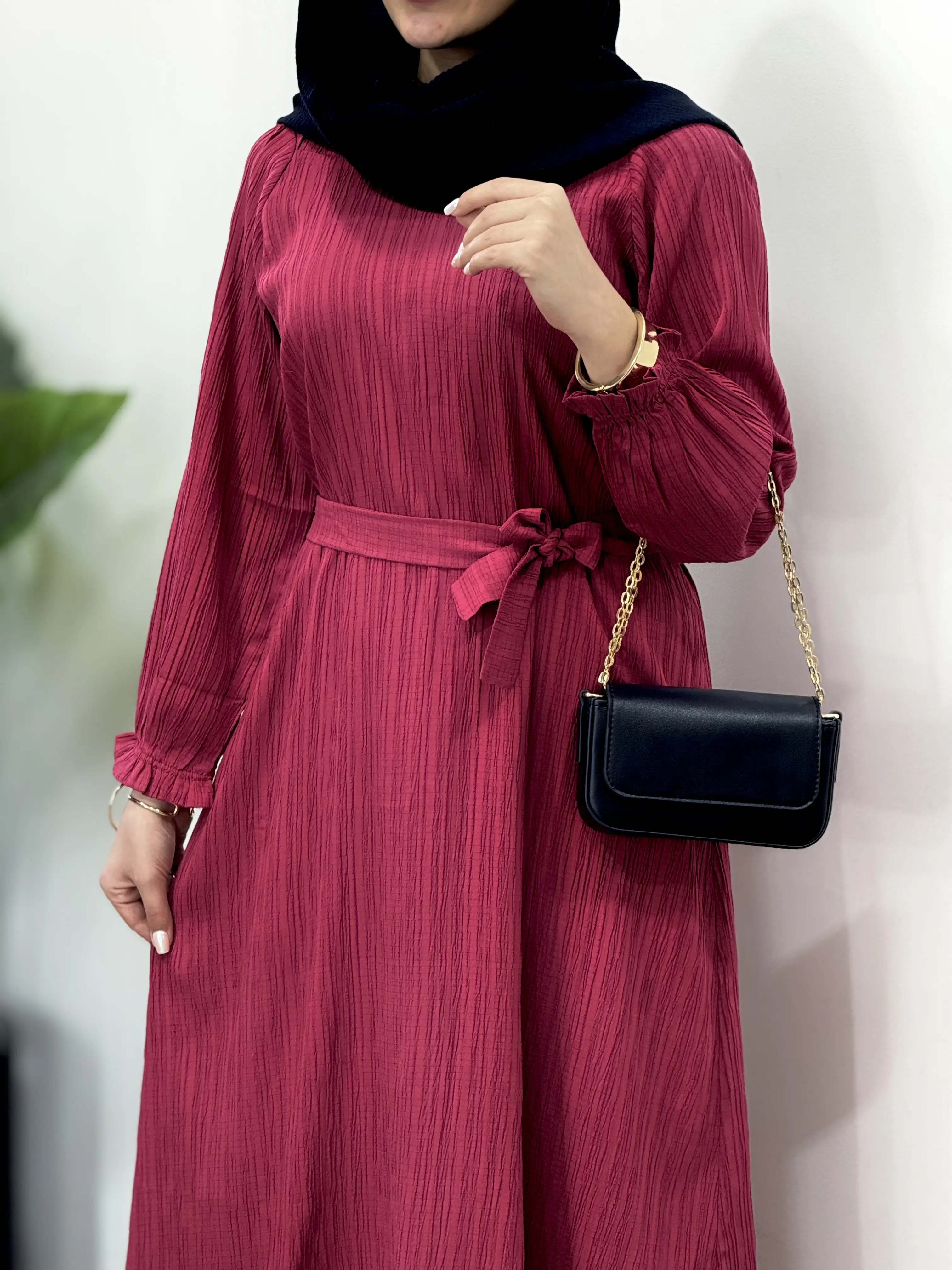 پیراهن مانتویی آوا (ایراددار)